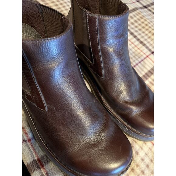 Dr Martens Milton Brown Leather Chelsea Slip On Ankle Boots Men's 11 - Picture 5 of 11